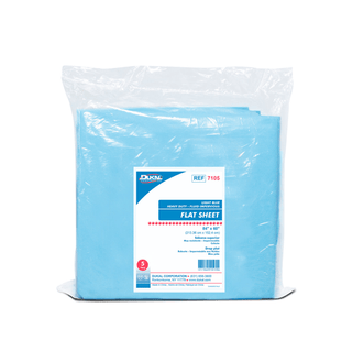 DUKAL DISPOSABLE LINENS - Pillowcase, 20" x 29", Fluid Resistant, White, Disposable, 25/bg, 4 bg/cs | Quantity - 1x CS