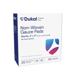 DUKAL STERILE PADS - Non-Woven Pad, 4" x 4", Sterile, 4-Ply, 25/bx, 24 bx/cs | Quantity - 1x CS