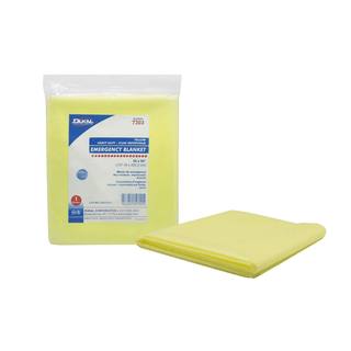 DUKAL EMERGENCY BLANKETS - Emergency Blanket, 54 x 80", Yellow, Heavy Duty Fluid Impervious, 1/bg, 50 bg/cs | Quantity - 1x CS