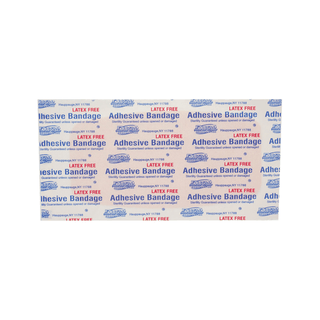 DUKAL ADHESIVE BANDAGES - Waterseal Adhesive Bandage, 3-1/32" x 2-3/4", Sterile, Bulk, 3500/cs | Quantity - 1x CS