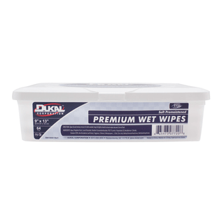 DUKAL WET WIPES - Wet Wipes, 9" x 13", Adult, 64/tub, 8 tub/cs | Quantity - 1x CS