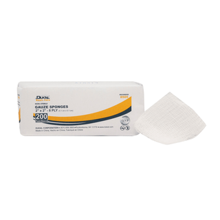 DUKAL BASIC GAUZE SPONGES - Gauze Sponge, 2" x 2", Sterile, 8-Ply, 2/pk, 50 pk/bx, 30 bx/cs | Quantity - 1x CS