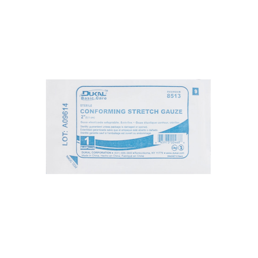 DUKAL BASIC CONFORMING STRETCH GAUZE - Conforming Stretch Gauze, 4" Sterile, 12 rl/bg, 8 bg/cs | Quantity - 1x CS