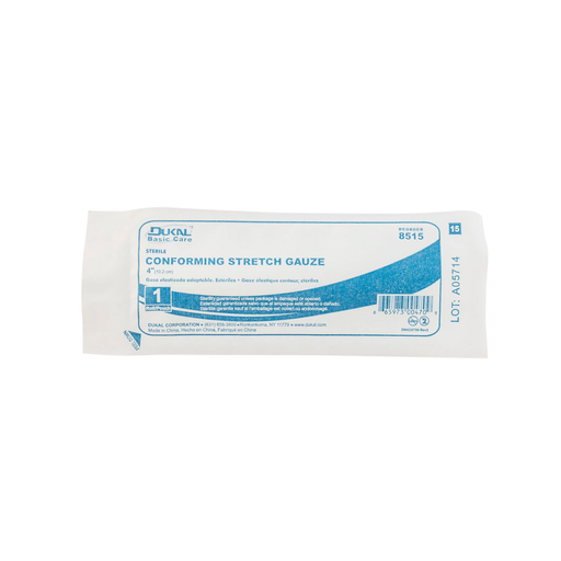 DUKAL BASIC CONFORMING STRETCH GAUZE - Conforming Stretch Gauze, 4" Sterile, 12 rl/bg, 8 bg/cs | Quantity - 1x CS