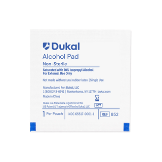 DUKAL ALCOHOL PADS - Alcohol Prep Pad, Medium, Non-Sterile, Bulk, 1000/bx, 4 bx/cs | Quantity - 1x CS