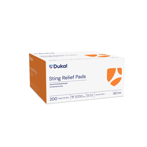 DUKAL STING RELIEF PAD - Sting Relief Pad, Medium, 2-Ply, 200/bx, 20 bx/cs (Not Available for sale into Canada) | Quantity - 1x CS