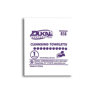 DUKAL CLEANSING TOWELETTE - Cleansing Towelette, 5" x 8", 1/pk, 100 pk/bx, 20 bx/cs | Quantity - 1x CS