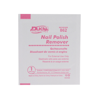 DUKAL NAIL POLISH REMOVER - Nail Polish Remover Pads, 1/pk, 100 pk/bx, 10 bx/cs | Quantity - 1x CS