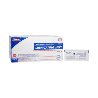 DUKAL LUBRICATING JELLY - Lubricating Jelly, Foil Pack, 5gm, Sterile, 150/bx, 10 bx/cs | Quantity - 1x CS