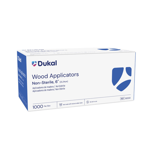 DUKAL WOOD APPLICATORS - Applicator, 6", Wood, Non-Sterile, 1000/bx, 30 bx/cs | Quantity - 1x CS