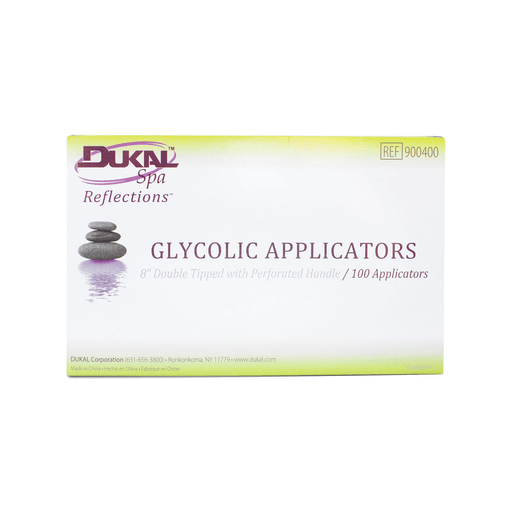 DUKAL SPA SUPPLY & SPA CARE PRODUCTS - Glycolic Applicator, 8", Dual Tip, Non-Sterile, 100/bx, 10 bx/cs | Quantity - 1x CS