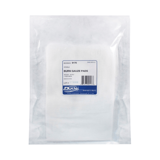 DUKAL STERILE BURN GAUZE PADS - Burn Gauze Pad, 18" x 18", 10-Ply, Sterile 1s, 2 x1 Mesh, Cut Edges, 100/cs | Quantity - 1x CS