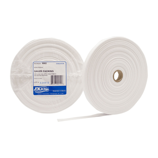 DUKAL SURGICAL GAUZE & PACKING - Gauze Packing, Non-Sterile, 28 x 24 Mesh, " x 100 yds, 4-Ply, 10/cs | Quantity - 1x CS