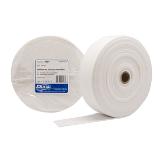 DUKAL SURGICAL GAUZE & PACKINGGauze Packing, Non-Sterile, 28 x 24 Mesh, 2" x 100 yds, 4-Ply, 10/cs | Quantity - 1x CS
