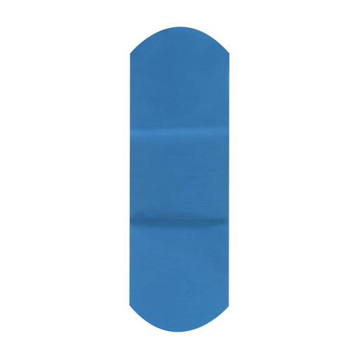 DUKAL AMERICAN WHITE CROSS BLUE METAL DETECTABLE ADHESIVE STRIPSAdhesive Bandage, Plastic, Metal Detectable, 1" x 3", Blue, 100/bx, 12bx/cs | Quantity - 1x CS