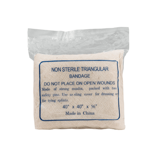 DUKAL TRIANGULAR BANDAGE - Triangular Bandage, 40" x 40" x 56", Non-Sterile, 1/pk, 12 pk/bg, 20 bg/cs | Quantity - 1x CS