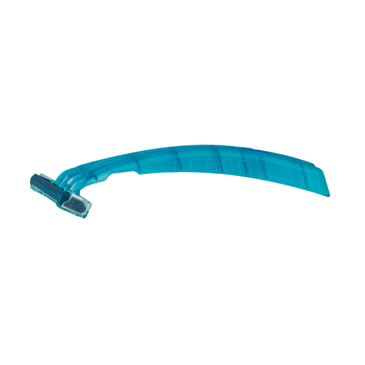 DUKAL DAWNMIST RAZORSTriple Play Razor, 3 Micro Edge Blades, Lubricating Strip, Pivoting Head, Teal, Clear Plastic Guard, 10/bx, 50 bx/cs | Quantity - 1x CS