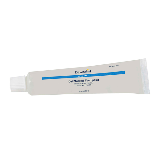DUKAL DAWNMIST TOOTHPASTE - Toothpaste, Clear Gel, Fluoride, .85 oz Tube, 144/bx, 5 bx/cs | Quantity - 1x CS