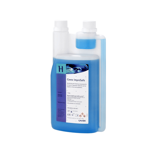 DUKAL CAVEX IMPRESSION MATERIALCavex ImpreSafe Disinfectant Refills, 1 Liter Bottle (1000mL), 6 bottles/cs | Quantity - 1x CS