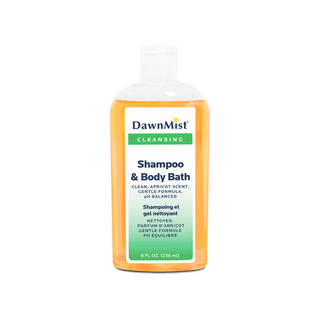 DUKAL DAWNMIST SHAMPOO & BODY WASH - Shampoo & Body Bath, 8 oz Bottle with Dispensing Cap, 48/cs (48 cs/plt) | Quantity - 1x CS