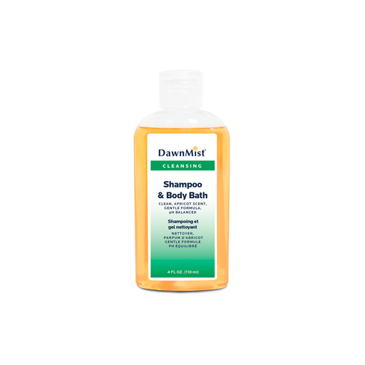 DUKAL DAWNMIST SHAMPOO & BODY WASHShampoo & Body Bath, 4 oz Bottle with Flip Cap, 96/cs | Quantity - 1x CS