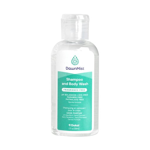 DUKAL DAWNMIST SHAMPOO & BODY WASHDawnMist Shampoo & Body Wash, Fragrance-Free, 2 oz Bottle, 144/cs | Quantity - 1x CS