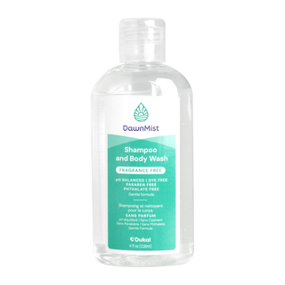 DUKAL DAWNMIST SHAMPOO & BODY WASHDawnMist Shampoo & Body Wash, Fragrance-Free, 4 oz Bottle, 96/cs | Quantity - 1x CS