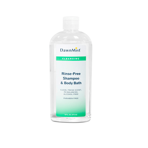DUKAL DAWNMIST SHAMPOO & BODY WASH - Shampoo & Body Bath, Rinse Free, 16 oz Bottle with Dispensing Cap, 12/cs (Not Available for sale into Canada) | Quantity - 1x CS