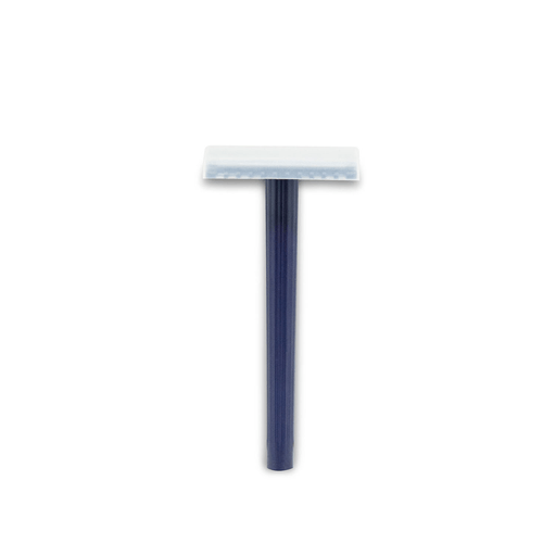 DUKAL DAWNMIST RAZORS - Razor, Twin Blade, Blue Handle, Clear Plastic Guard, 100/bx, 20 bx/cs | Quantity - 1x CS