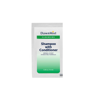 DUKAL DAWNMIST SHAMPOO & BODY WASH - Shampoo & Conditioner, .25 oz Single Use Packet, 100/bg, 5 bg/cs | Quantity - 1x CS