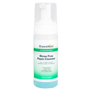 DUKAL DAWNMIST RINSE FREE FOAM CLEANSER - Rinse Free Foam Cleanser, 4 oz, 24/cs | Quantity - 1x CS