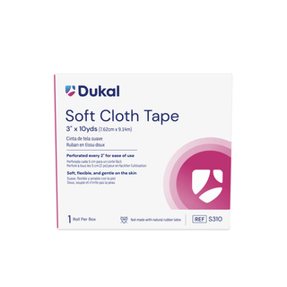DUKAL CLOTH TAPE - Soft Cloth Tape, 3" X 10 yd, 1 rl/bx 25, bx/cs | Quantity - 1x CS