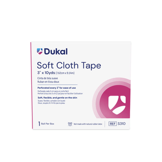 DUKAL CLOTH TAPE - Soft Cloth Tape, 3" X 10 yd, 1 rl/bx 25, bx/cs | Quantity - 1x CS