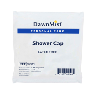 DUKAL DAWNMIST SHOWER CAP - Shower Cap, Latex Free (LF), 1/bg, 200 bg/bx, 10 bx/cs | Quantity - 1x CS
