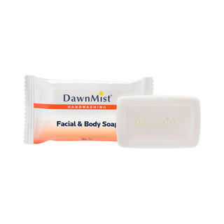 DUKAL DAWNMIST SOAP - Soap, Facial Bar, #3/4, Individually Wrapped, 500/cs (70 cs/plt)  | Quantity - 1x CS