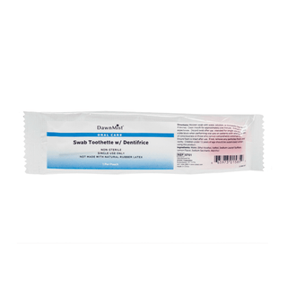 DUKAL TOOTHETTE SWAB - Toothette Swab w/ Dentrifice (Mint), 1/pk, 250 pk/bx, 4 bx/cs | Quantity - 1x CS