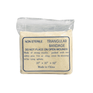 DUKAL TRIANGULAR BANDAGE - Triangular Bandage, 37" x 37" x 52", Non-Sterile, 1/pk, 12 pk/bg, 20 bg/cs | Quantity - 1x CS