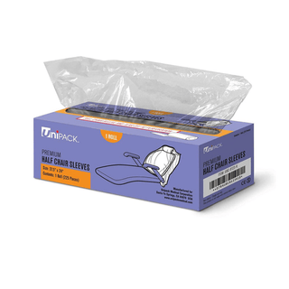DUKAL UNIPACK BARRIER PRODUCTS - Half Chair Sleeves on a Roll, 27 " x 24",  225/bx, 3 bx/cs | Quantity - 1x CS