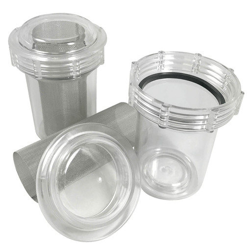 DUKAL UNIPACK EVACUATION PRODUCTS - UNIVAC Disposable Vacuum Pump Canisters with Mesh Screen, 3-1/2" W x 4-3/8" H, 8/bx, 6 bx/cs | Quantity - 1x CS