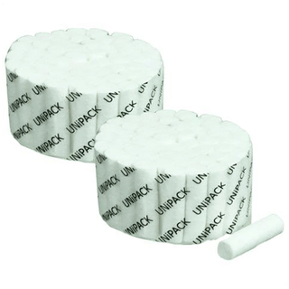 DUKAL UNIPACK COTTON PRODUCTS - Cotton Rolls, #2 Medium (3/8"), Non-Sterile, 2000/bx, 6 bx/cs | Quantity - 1x CS