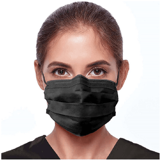 DUKAL PROCEDURE MASKS - BlakCat Face Mask, Earloop, 4-Layer, 4-Fold, ASTM Level 3, 50/bx, 20 bx/cs | Quantity - 1x CS