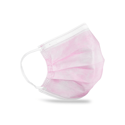 DUKAL PROCEDURE MASKS - FluidBloq Mask, Level 3, Ear-Loop, Pink, 50/bx, 20 bx/cs | Quantity - 1x CS