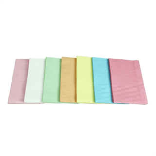 DUKAL UNIPACK EXAM ROOM ACCESSORIES - Bib, 13" x 18", 2-Ply Tissue + Poly, Gray, 500/cs  | Quantity - 1x CS