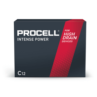 DURACELL PROCELL ALKALINE BATTERY - Procell Intense, Size: C, Alkaline Battery, For High Drain Devices, 12/bx, 6bx/cs (Products are not for Private Household Markets; Products cannot be sold on Amazon.com or any other 3rd party site) | Quantity - 1x CS