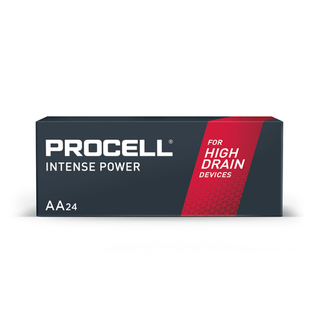 DURACELL PROCELL ALKALINE BATTERY - Procell Intense, Size: AA, Alkaline Battery, For High Drain Devices, 24/bx, 6bx/cs (Products are not for Private Household Markets; Products cannot be sold on Amazon.com or any other 3rd party site) | Quantity - 1x CS