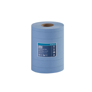 ESSITY TORK PAPER WIPER - Paper Wiper Plus, Centerfeed, 1-Ply, White, 9.8" x 15.2", 300 sht/bx, 2 bx/cs (90 cs/plt) | Quantity - 1x CS