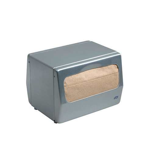 ESSITY TORK NAPKIN DISPENSERNapkin Dispenser, Masterfold, Tabletop, Universal, Brushed Steel, N7, Metal, 5.6" x 7.5" x 6.3" (48 cs/plt) | Quantity - 1x EA