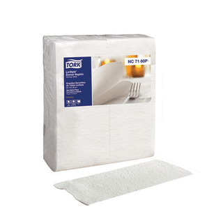 ESSITY TORK NAPKINS - Beverage Napkin, Universal, White, 1-Ply, Embossed, 9.4" x 9.4", 500/pk, 8 pk/cs (110 cs/plt) | Quantity - 1x CS