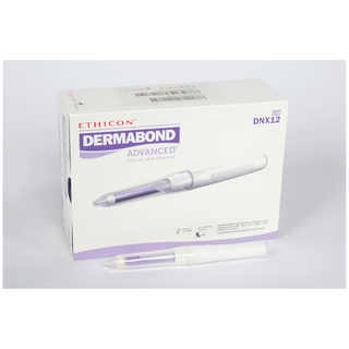 ETHICON DERMABOND ADVANCED TOPICAL SKIN ADHESIVE - Topical Skin Adhesive Applicator, 12/bx (Continental US Only) (Item is considered HAZMAT and cannot ship via Air or to AK, GU, HI, MP, PR, VI) | Quantity - 1x BX