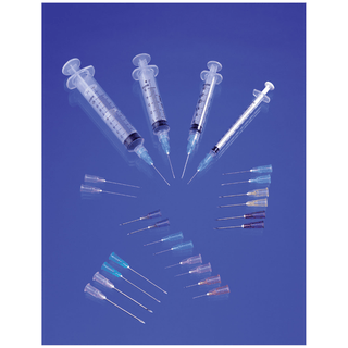 EXEL LUER LOCK SYRINGE WITH NEEDLE - Syringe & Needle, Luer Lock, 3cc, Low Dead Space Plunger, 25G x 5/8", 100/bx, 10 bx/cs (28 cs/plt) | Quantity - 1x CS